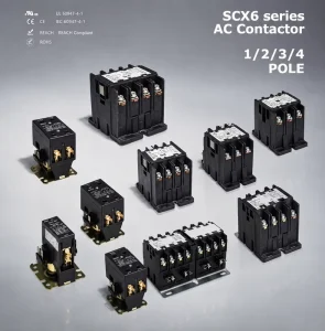 HVAC System 30A 40A 1 2 3Pole 110V 240V Definite Purpose Magnetic AC Contactor Air Conditioner Circuit Spare Part Accessories