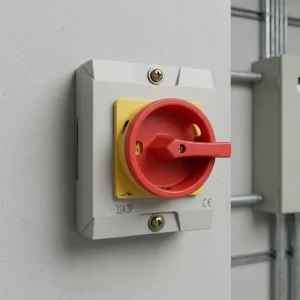 HVAC Systems 32A IP65 Rotary Isolator Switch Waterproof Load Break Disconnect Switch Air Conditioner Parts