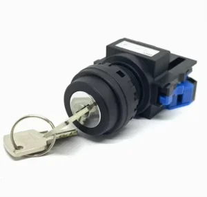 HW1K 3A11 22mm 3 Position Key Operated Push Button Switch Plastic Housing IP53
