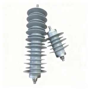 HY5W High Voltage Lightning Arrester Zinc Oxide Surge Suppressor Silicone Rubber Metal Oxide Protection Product