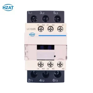 HZAT AC 3 Phase 1NO+1NC Electrical Contactors 220 690V 50 60Hz General Purpose Surface Mount