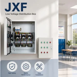 Haowei JXF 380V Indoor Wall mounted Electrical Control Cabinet IP40 250A Circuit Breaker Panel Distribution Box
