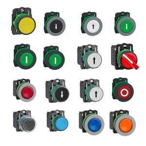 Harmony XB5 22mm Modur Plastic Pushbutton Switch Pilot Light XB5AW33M5 34B5 34G5 34M5 35B5 35G5 35M5 36B5 36G5 36M5C0