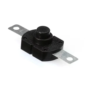 Heat resisting PA66 ABS Plastic M 12mm 12V Waterproof Mini Push Button Switch 1NO1NC Black 1A 250V AC 10000 Cycles 25~85C Home