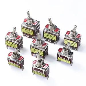Heavy Duty 12 mm Flick Toggle Switch on off 4 Pin 6 Pin Panel Mount Rocker Switch for Equipment Control