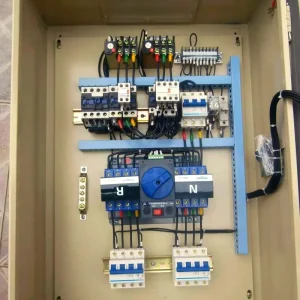 Heavy Duty ATS 125A Industrial Controls 3 Phase Automatic Transfer Switch Control Panel with Magnetic Starter for Generator MDB