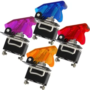 Heavy Duty Aircraft Toggle Switch with Safety Missile Cover Guard