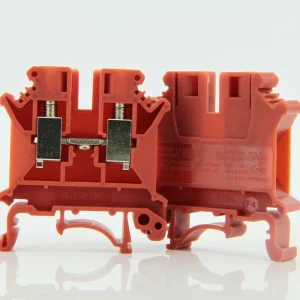 High Altitude Interface Terminal Blocks WUK 6N 800V 57A Screw Connection Din Rail Spring Type Durable Metal