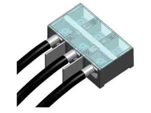High Amp Barrier Terminal Block Screw Wiring Connector V0 Fireproof Housing for Industrial Power Control Project