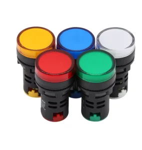 High Brightness Pilot Light AD16-22mm LED Panel Indicator Lights Electrical Equipment Signal Lamp for AC/DC 12V 24V 220V 380V