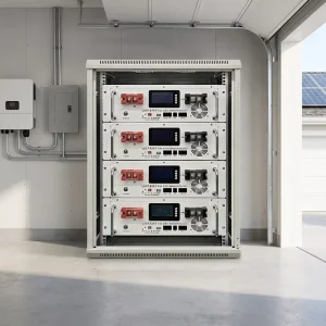 High Capacity Lithium LiFePO4 Rack-Mounted Home Energy Storage Battery System with IP65 Protection 5-10kW Output for Solar Power
