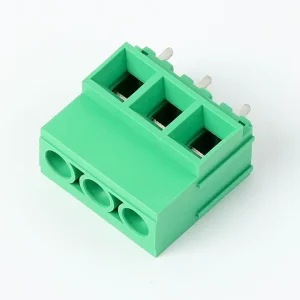 High Current 10A 135T 10.16MM Pitch PA66 PCB Terminal Block Screw Type Pluggable 300V Rated Voltage Green