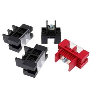 High Current Barrier Modular Terminal Blocks Screw Feed Through Terminal Power 100A