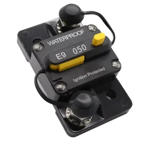 High Current Circuit Breaker with Overload Protector 30-250A Audio Car Reset Made of Durable Plastic