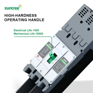 High-Current MCCB Breaker 300A-800A AC1250V 3 Pole Circuit Breaker for Heavy Duty