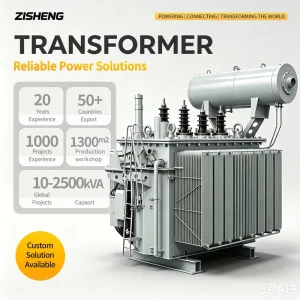 High Efficiency 35kV Oil Immersed Power Transformer Three Phase Distribution Transformer for Substation
