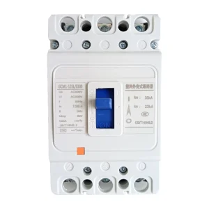 High Performance 3 Pole 125A 400V AC 50Hz Molded Case MCCB Circuit Breaker Thermal Magnetic Trip Unit 22kA Breaking Capacity