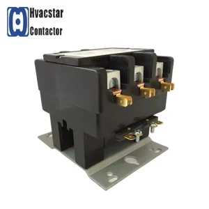 High Performance 3 Poles 24V 75AMPS AC Magnetic Electrical DP Contactor for Air Conditioning