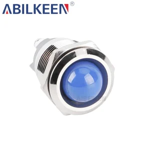 High Performance Ball Head IP67 Waterproof LED Indicator Light 19 MM Panel Mount Signal Lamp for Marine Electrical Device