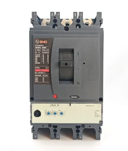 High Performance SMO SNSX 400 Electronic Molded Case Circuit Breaker Switch 3-Pole 400A Customizable 36KA Breaking AC690V