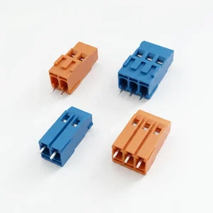 High Power Screw Type Terminal Block KF128H-5.08-2PIN 3PIN Spliceable Diagonal Wiring 300V Voltage 10A