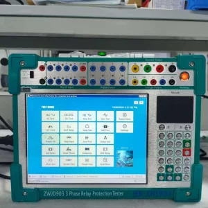 High Precision 3 Phase Secondary Injection Tester Microcomputer Relay Protection for System DSP FPGA Control 10.4 Electronic