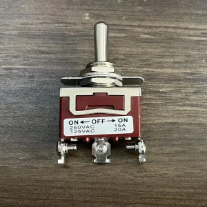 High Quality 3PDT Toggle Switch 12mm 15A 250V Heavy Duty 3 15A Selection ON OFF ON