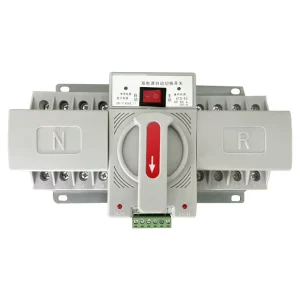 High Quality 63A CB ATS Dual Power Automatic Changeover Transfer Switch 2P AC380V 5kA Industrial Use Premium Automatic Transfer