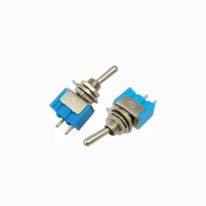 High Quality Toggle Switch 2 Pins ON OFF 6A 125VAC MTS 101 DIP Light Blue Electronic Components Fast Delivery