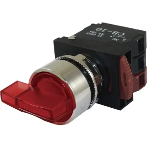 High Reliability Illuminated Selector Switch Self Clean Contact Anti Misoperation Design Rotary Switch for Safety Equipment
