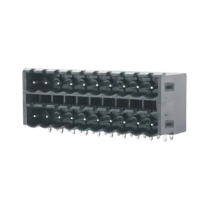 High Temp. Double Row Terminal Block Header Right Angle 5.0/5.08mm Pluggable Terminal Block