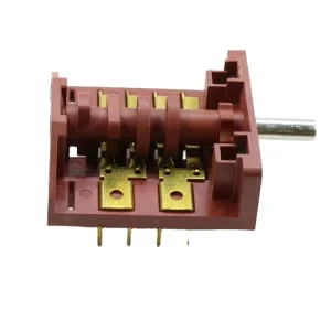 High Temperature Electric Oven Controller Switch 250V Max Plastic Rotary Changeover Switch