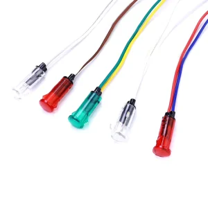 High Temperature Resistance Equipment Indicator Lights LED Indicator Light with Wire