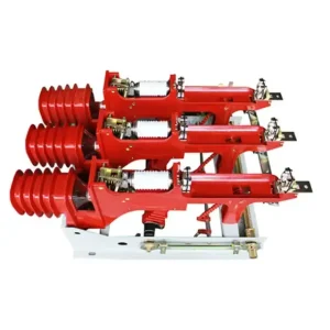 High Voltage 3P Load Break Switch Outdoor Applicable Disconnectors Copper Ceramic IEC 60129 Standard FKN12 Model