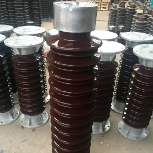High Voltage Electrical Equipment Post Insulators Rod Shaped Insulators for Power Grid Transmission and Distribution