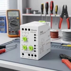 High Voltage Protection Relay AGK 04N Voltage Control Relay Din Rail Mount Miniature Relay