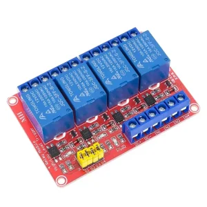 High and Low Level Triggered PLC Drive Module 5V 12V 24V Relay Control Board 4 channel Electromagnetic Relay Module