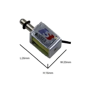 High quality push pull type open micro frame solenoid switch