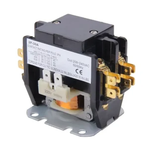 Hkc3 Ac Surface Mount HVAC Magnetic Contactor 25 Amp 2 Pole 24V Coil 50Hz