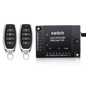 Home Electrical 433 2way Rf Wireless Switch on off Light 12v Dc Remote Control 4 Channel Remote Control Switch for Light and Fan