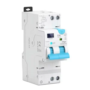 Home Miniature Circuit Breaker RCBO Smart Switch with Remote Monitoring and Meter Copper