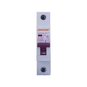 Home Office Use Miniature Circuit Breaker 1 Pole 6A AC230 400V Single Pole Safety Electric MCB