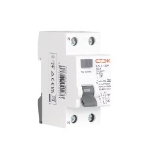 Home Use 1P+N 10KA 63A 30mA Type a RCCB Residual Current Circuit Breaker for Circuit protection EKL6 100H