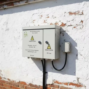 Home or Industrial 63A 400V IP54 Outdoor AC Distribution Box for Photovoltaic Arrays Solar PV Combiner with Customizable Size