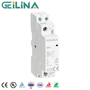 Household AC Contactor for Smart Home 220V 1P 25A DIN Rail Modular