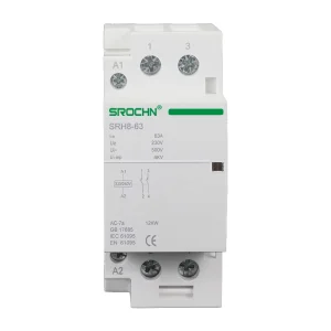 Household Contactor 63A 50Hz 2P Current AC Contactors Automatic Type Small Electromagnetic AC Module Control Switch