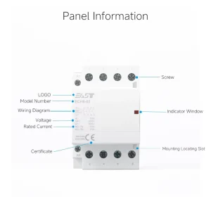 Household Contactor Modular 4P 500V AC Contactor Switch With Good Price