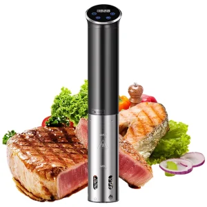 Household Electric Portable Slow Cooker and Sous Vide Machine Immersion Circulator with Stainless Steel and Digital Timer Control