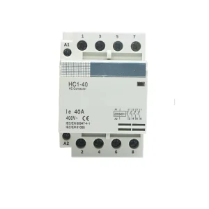 Household Types of AC Magnetic Modular Contactor 3 Phase AC220V 10 25A NC1 Type