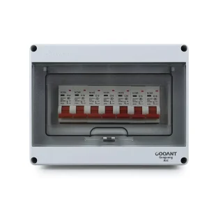 Ht 2-Way ABS Waterproof Circuit Box Made in China Energy Efficient Low Voltage Power Distribution Unit for Industrial Use